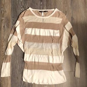 Kensie Striped Spring Sweater Size XS